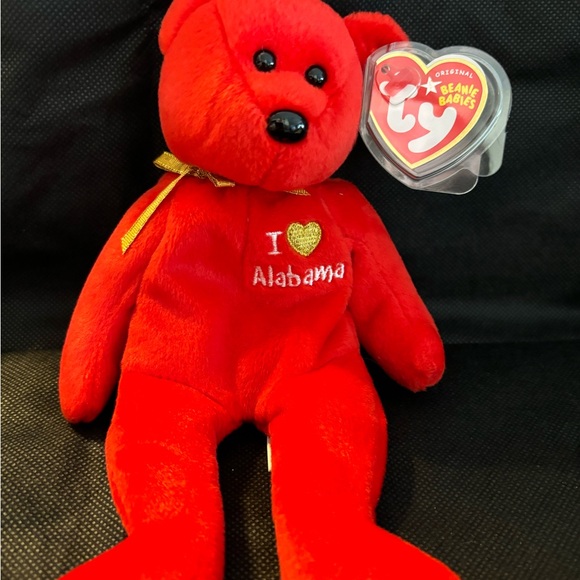 Set of 3 TY Beanie Babies - I LOVE ALABAMA / MISSISSIPPI / ILLINOIS - Picture 5 of 6